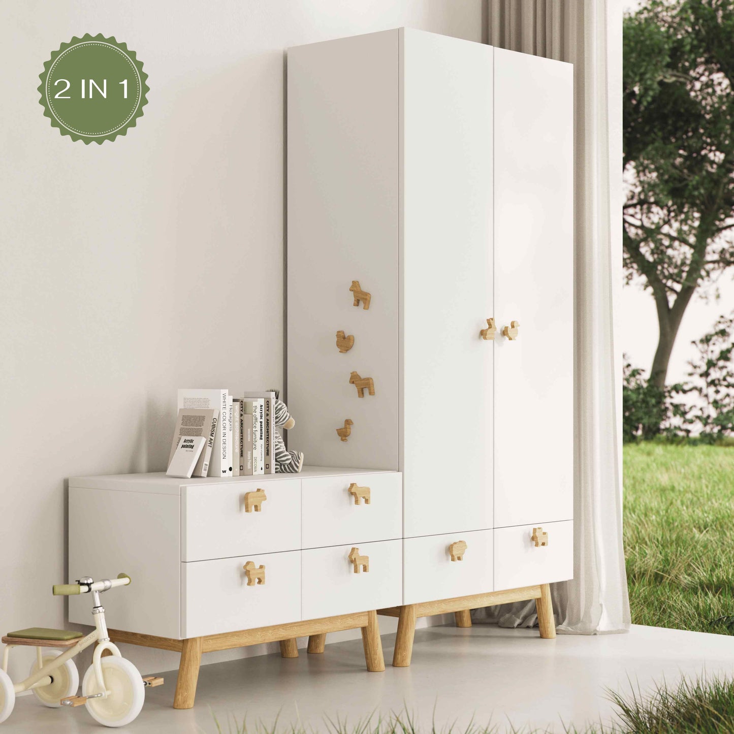 FARM ANIMALS DECORATIVE SET - 12 PCS