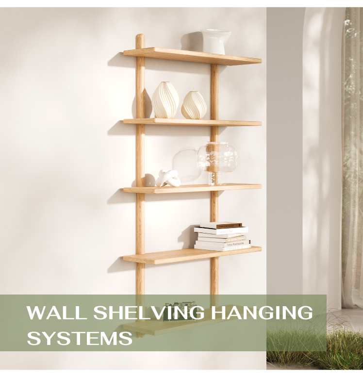 WALL SHELVING HANGING SYSTEMS