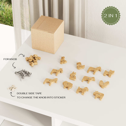 FARM ANIMALS DECORATIVE SET - 12 PCS